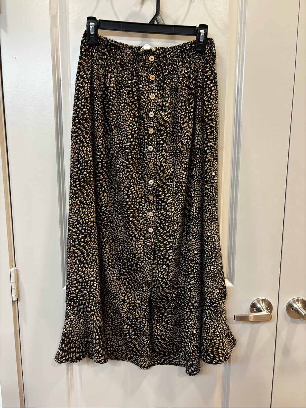 Boho Animal Print Skirt